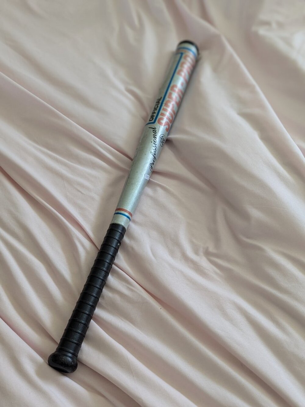 HG Vintage Silver SUPER-PRO Plastic Bat 1984